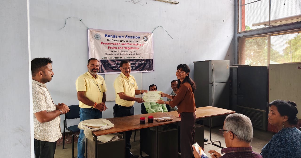 Hands-On Training on Preservation and Packaging